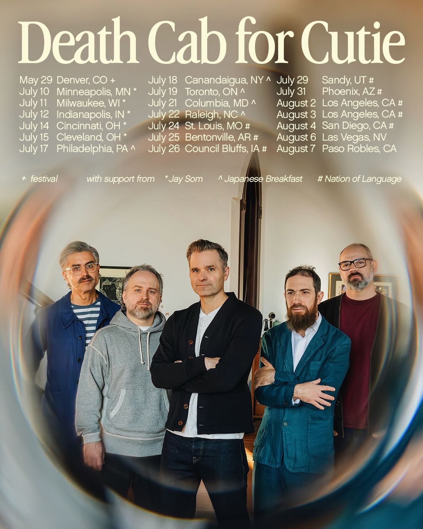 Nation of Language Tour Poster 2026